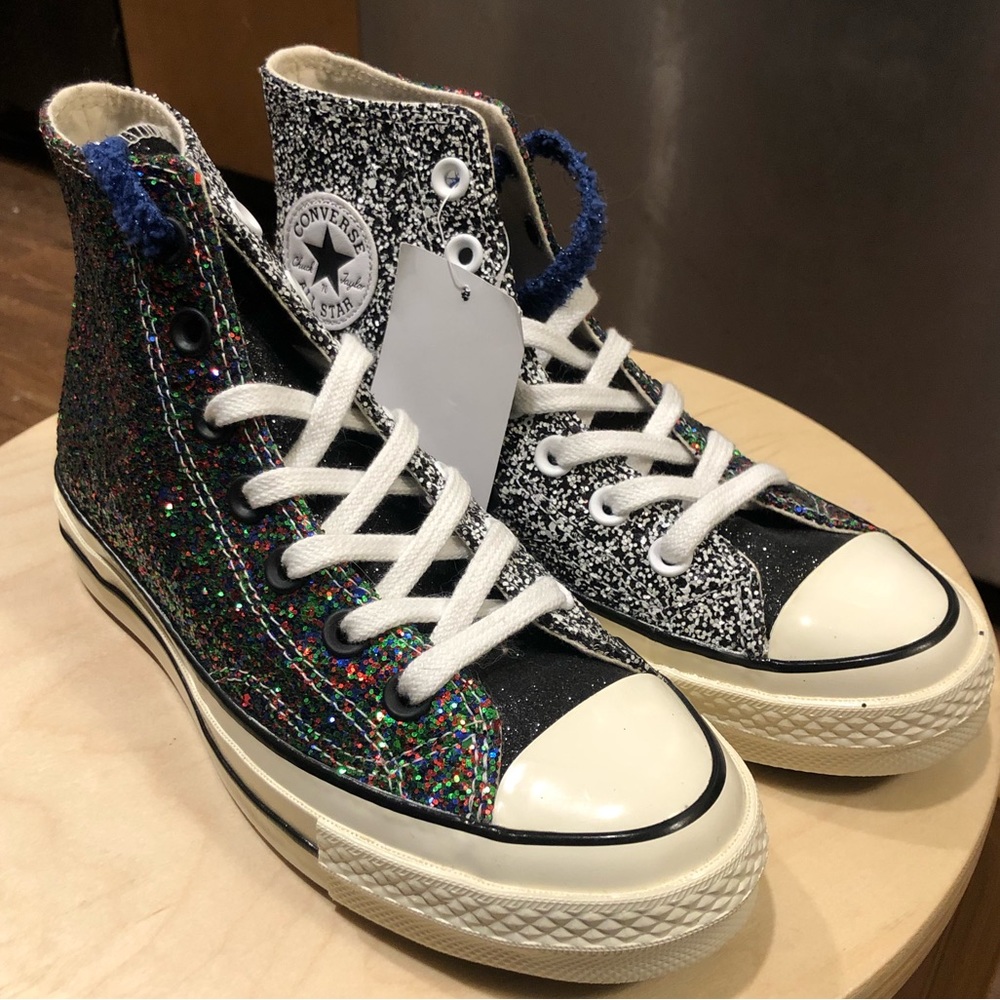 Converse JW Anderson glitter black